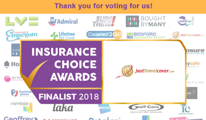 Vote for us to be Best Travel Insurance Provider